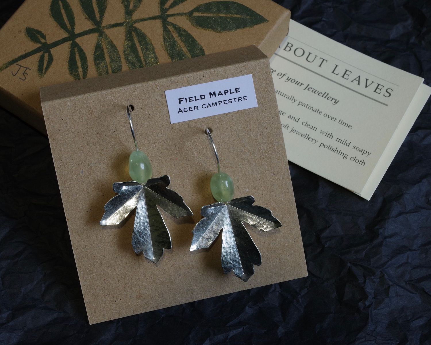 Field Maple - Large Earrings