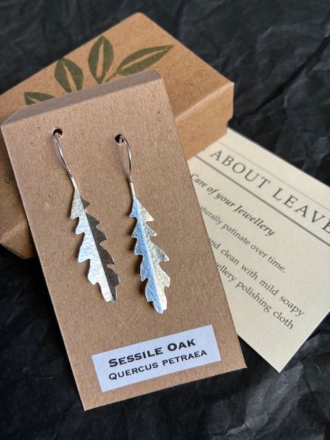 Sessile Oak Earrings - RESERVED Sessile Oak Earrings - RESERVED