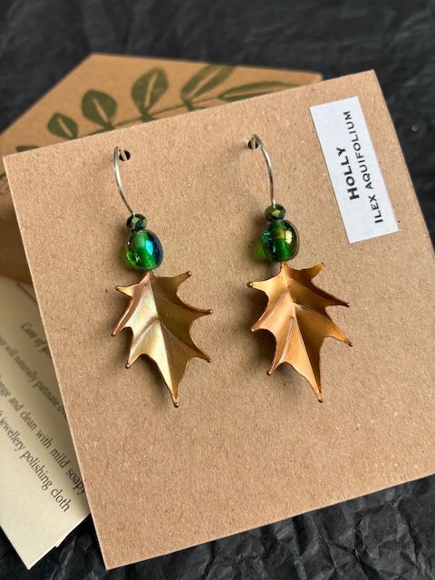 Common Holly Earrings