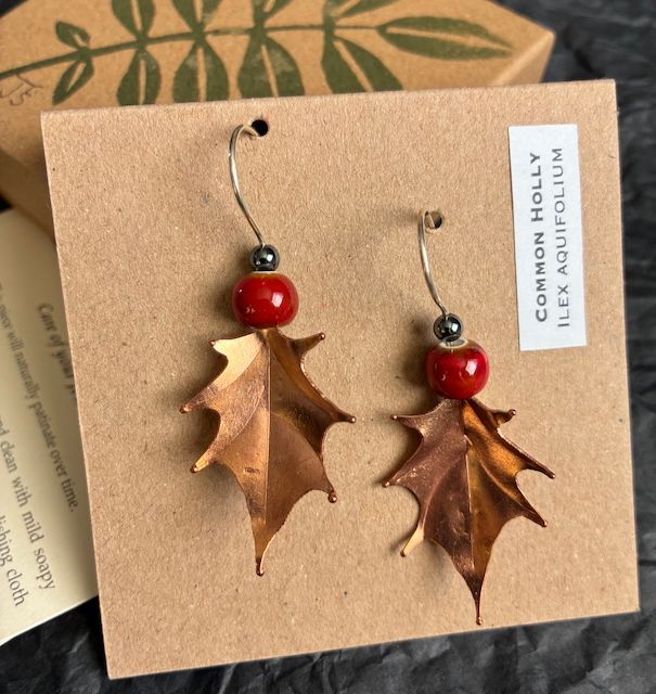 Common Holly -  earrings