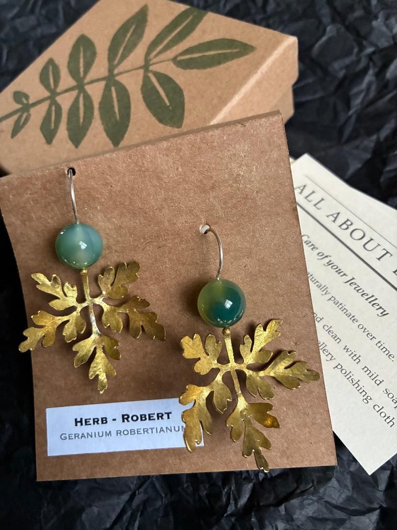 Herb Robert - Large Earrings Herb Robert - Large Earrings