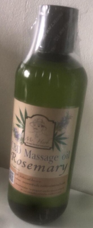 Herbalist ⛑️⚕️CBD & ?rosemary? massage oil⛑️⚕️