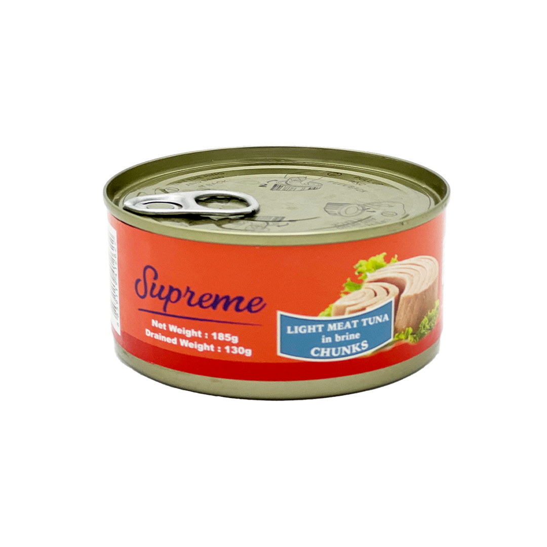 ​SUPREME TUNA IN BRINE CHUNKS 185g