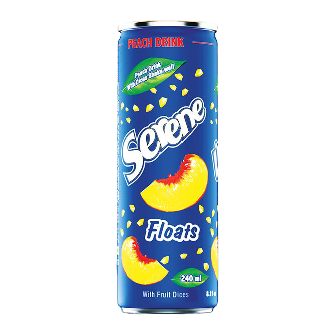 Serene Peach Float Drink 240ml