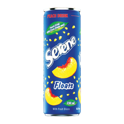 Serene Peach Float Drink 240ml