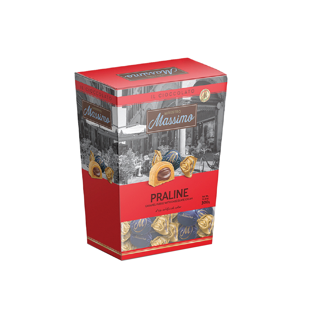 PRALINE TOFFEE CARAMEL CHOCOLATE 300g