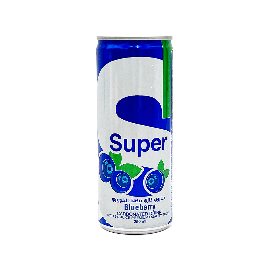 SUPER CSD BLUEBERRY 250ML