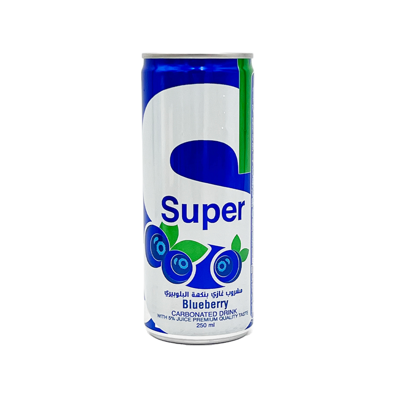 SUPER CSD BLUEBERRY 250ML