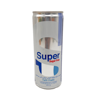 SUPER CSD TUTTI FRUTTI SUGAR FREE 250ML