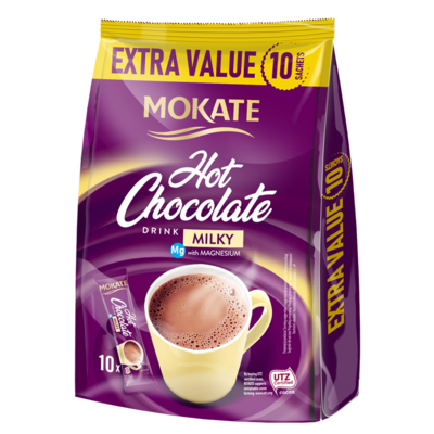 MOKATE HOT  CHOCOLATE STICK (CARAMEL) 18GM*10