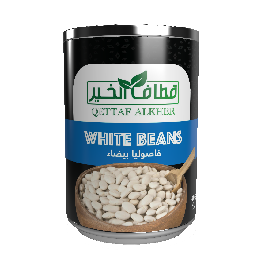 ​Qettaf Alkher White Beans 400 gm