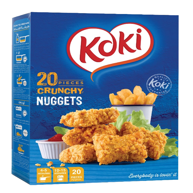 KOKI CRUNCHY NUGGETS 400GM (20 PIECE)