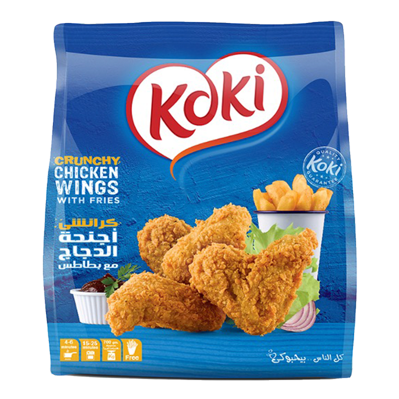 KOKI CRUNCHY  FRIED WINGS - ORIGINAL 700GM