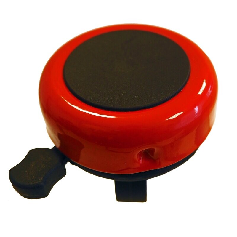 Glocke, 56 mm, klassischer Trillerklang, rot