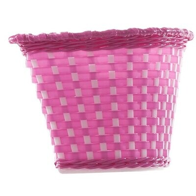 Lenkerkorb "My Bonnie", rosarot/weiß, XS