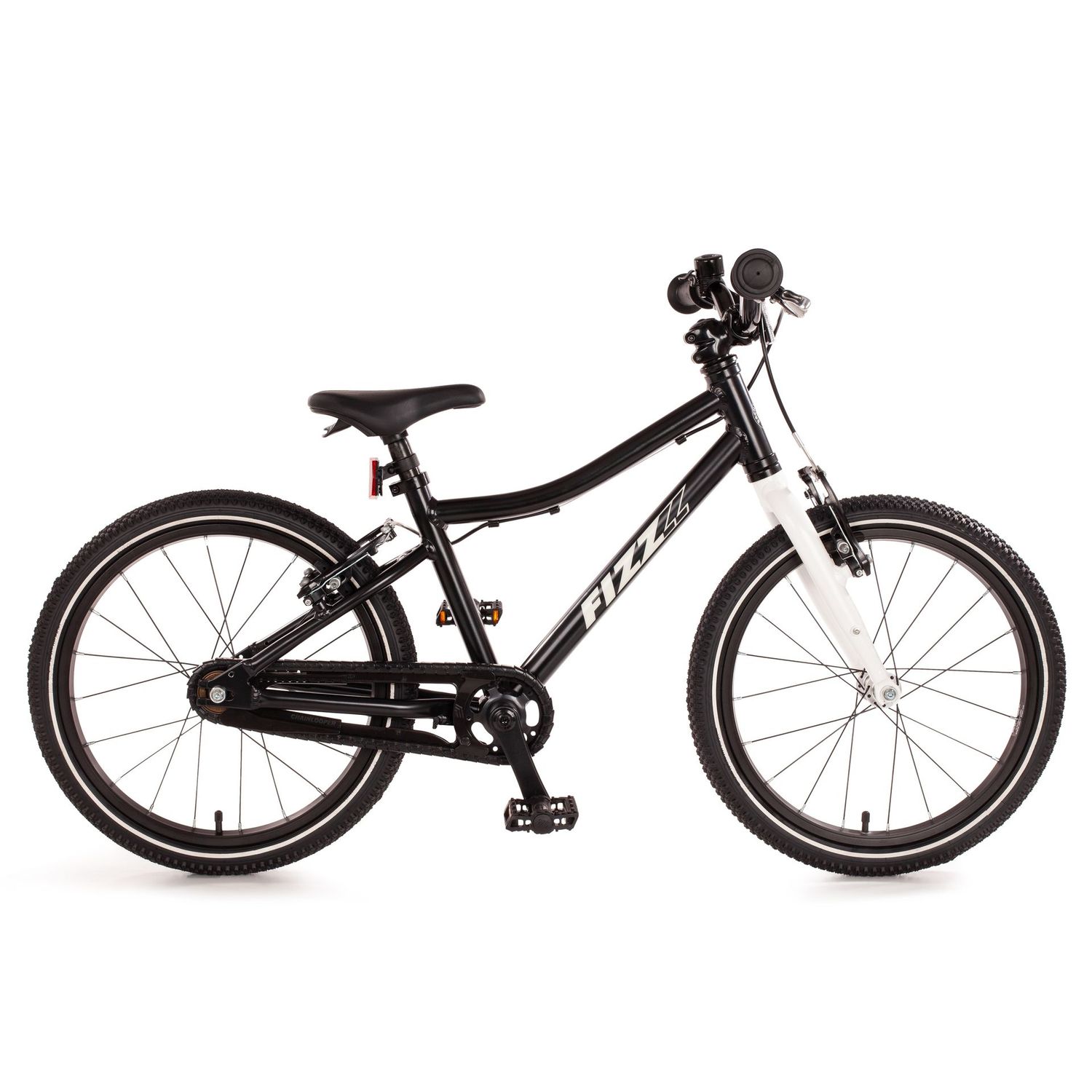 18" Kinderfahrrad "FIZZ - Alu", schwarz-semimatt