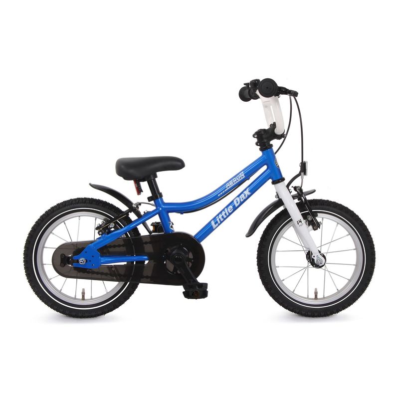 14" Kinderfahrrad "LittleDax - AERON", blau /weiß