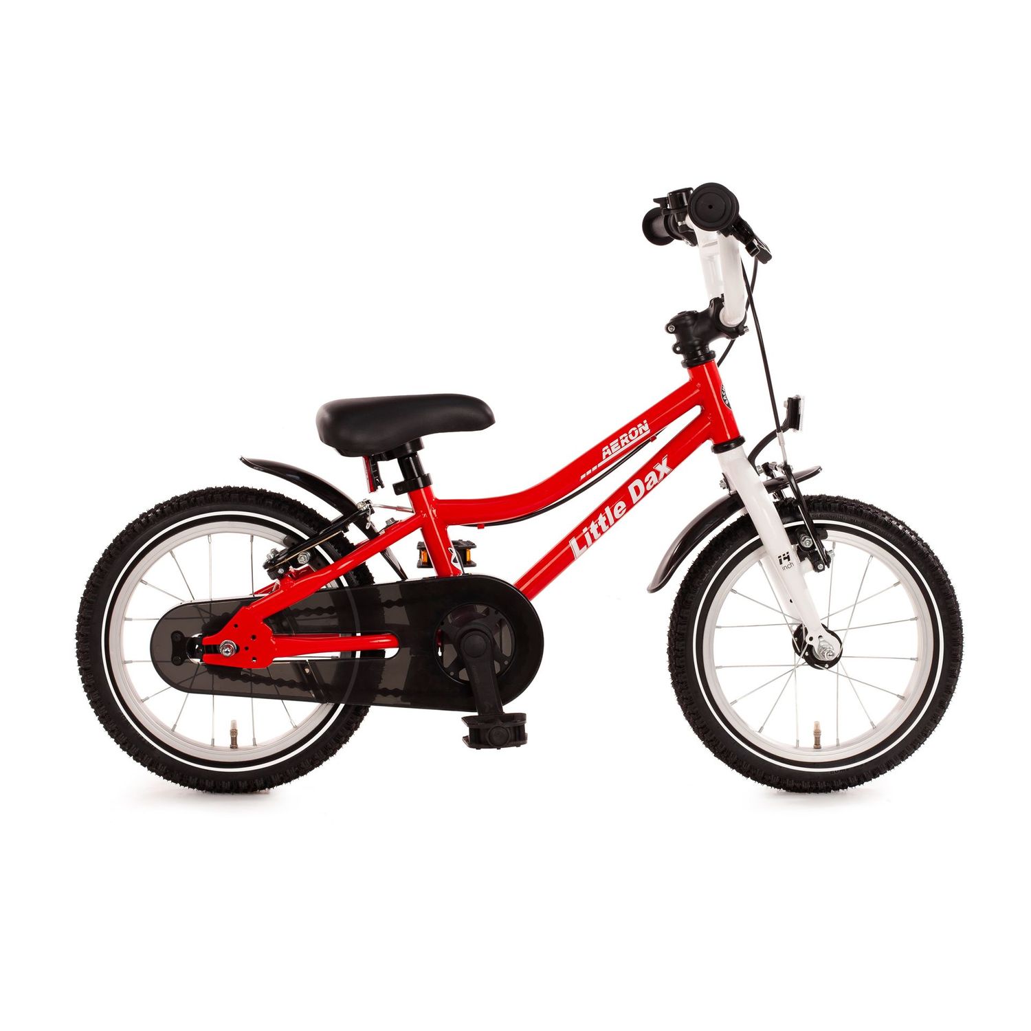 14" Kinderfahrrad "LittleDax - AERON", rot /weiß