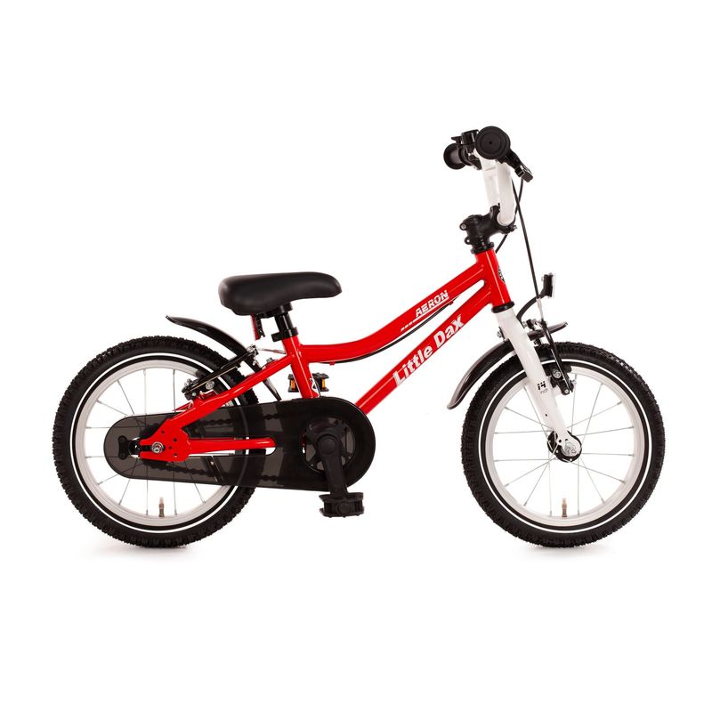 14" Kinderfahrrad "LittleDax - AERON", rot /weiß