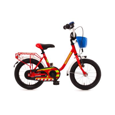 14 14" Kinderfahrrad "FEUERWEHR", feuerrot