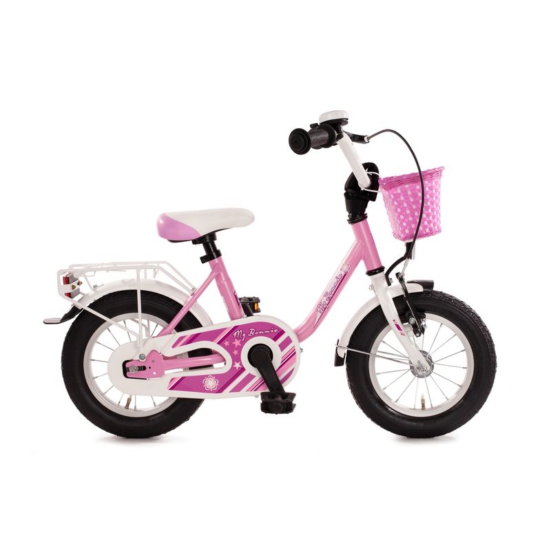 12" Kinderfahrrad "My Bonnie", rosa /weiß