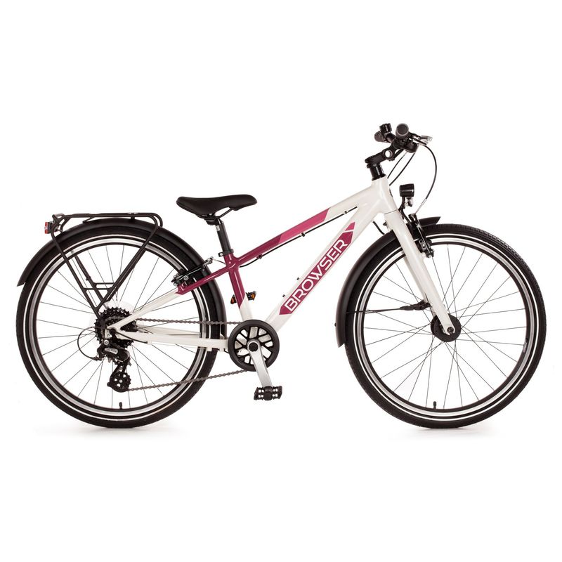 24" Juniorbike "BROWSER", brombeere /weiß