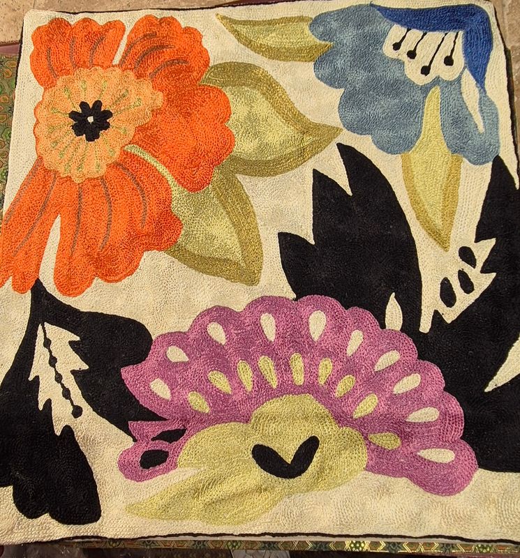 Coussin brodee