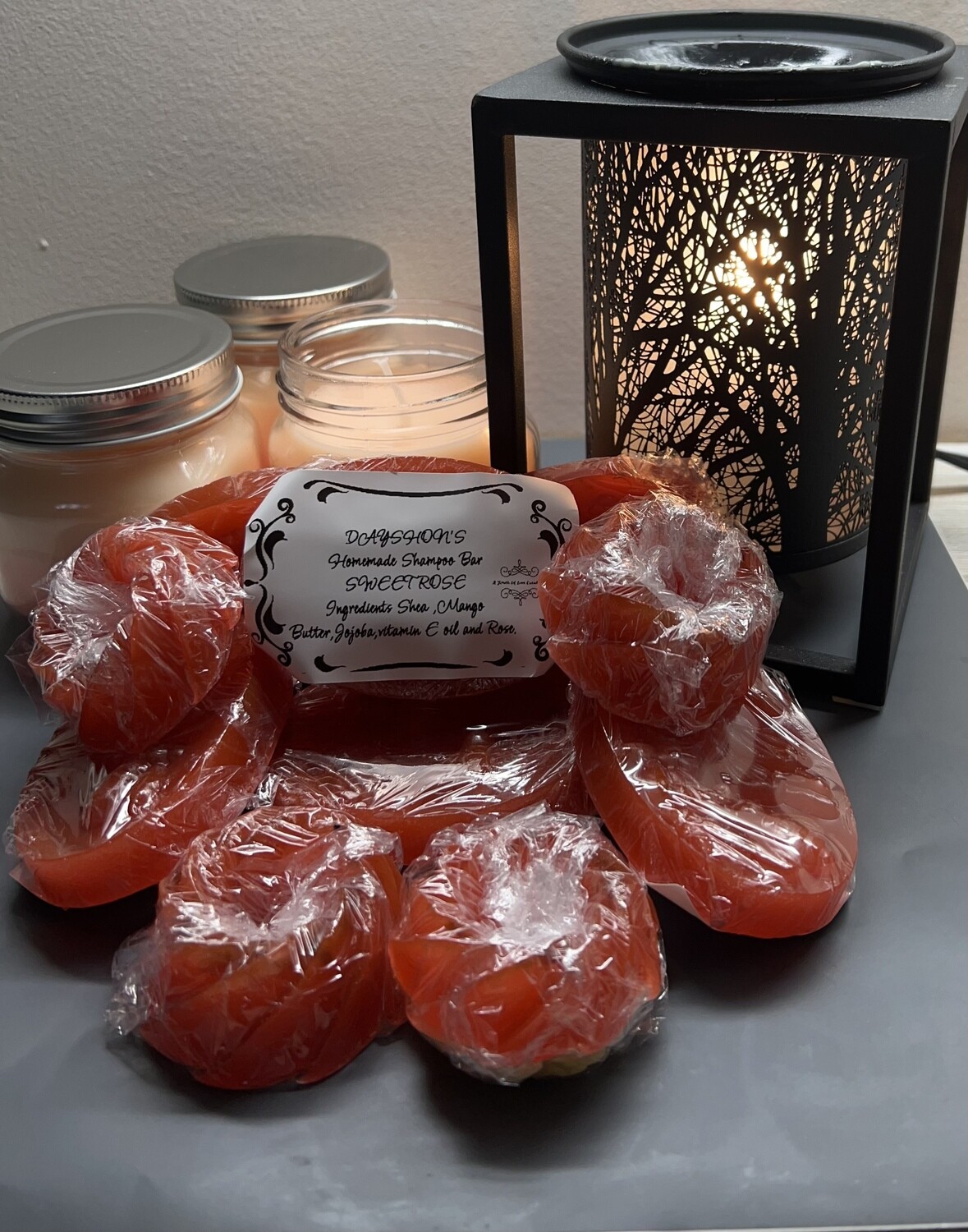DAYSHON’S Homemade Shampoo Bar /Sweet Rose