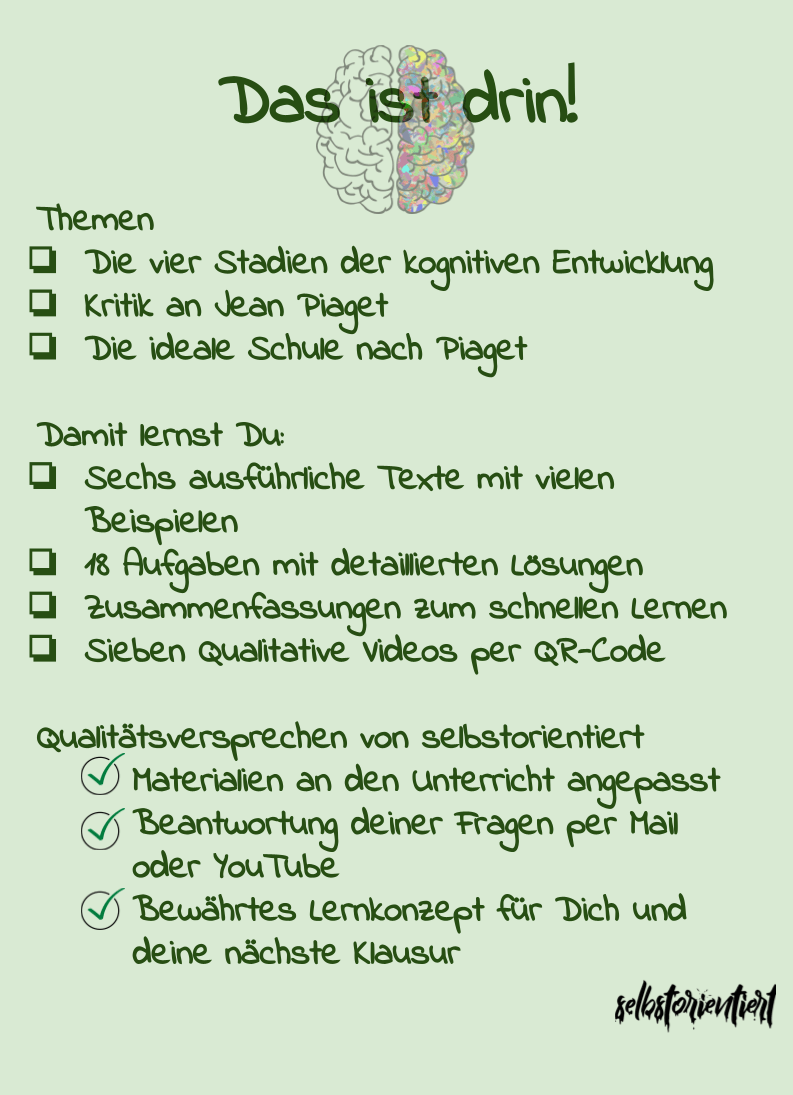 Jean Piaget - Zusammenfassungen, Übungen & Videos