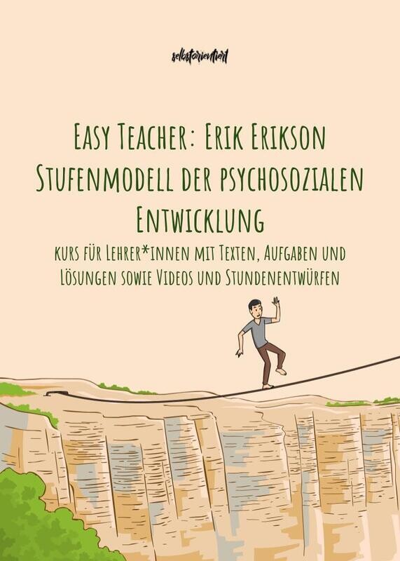 Erik Erikson unterrichten - Stundenentwürfe, Arbeitsblätter & Stationenlernen