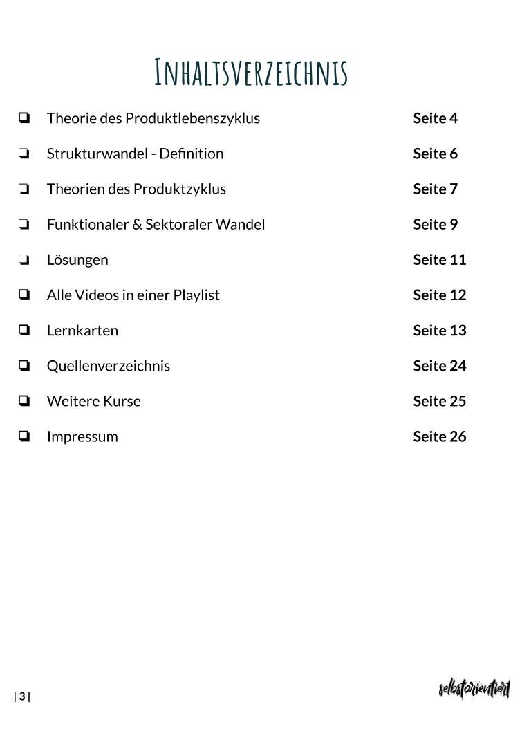 Theorien des Produktzyklus - Texte, Aufgaben & Zusammenfassungen