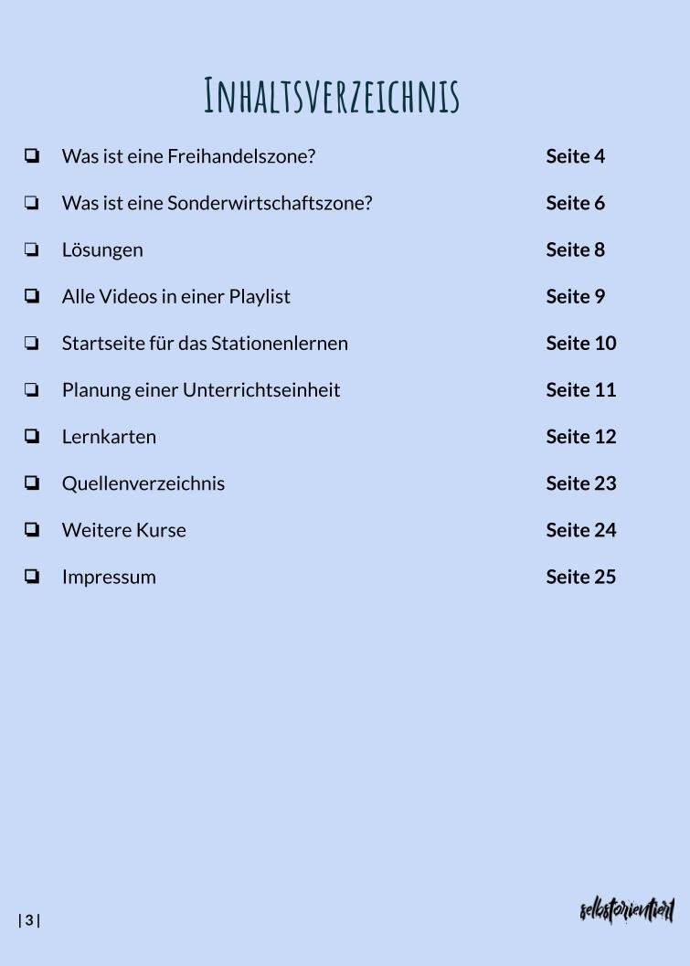 Freihandels- & Sonderwirtschaftszonen unterrichten - Stundenentwürfe, Arbeitsblätter & Stationenlernen