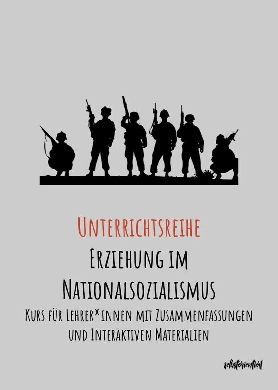 Erziehung im Nationalsozialismus - Unterrichtsreihe Pädagogik