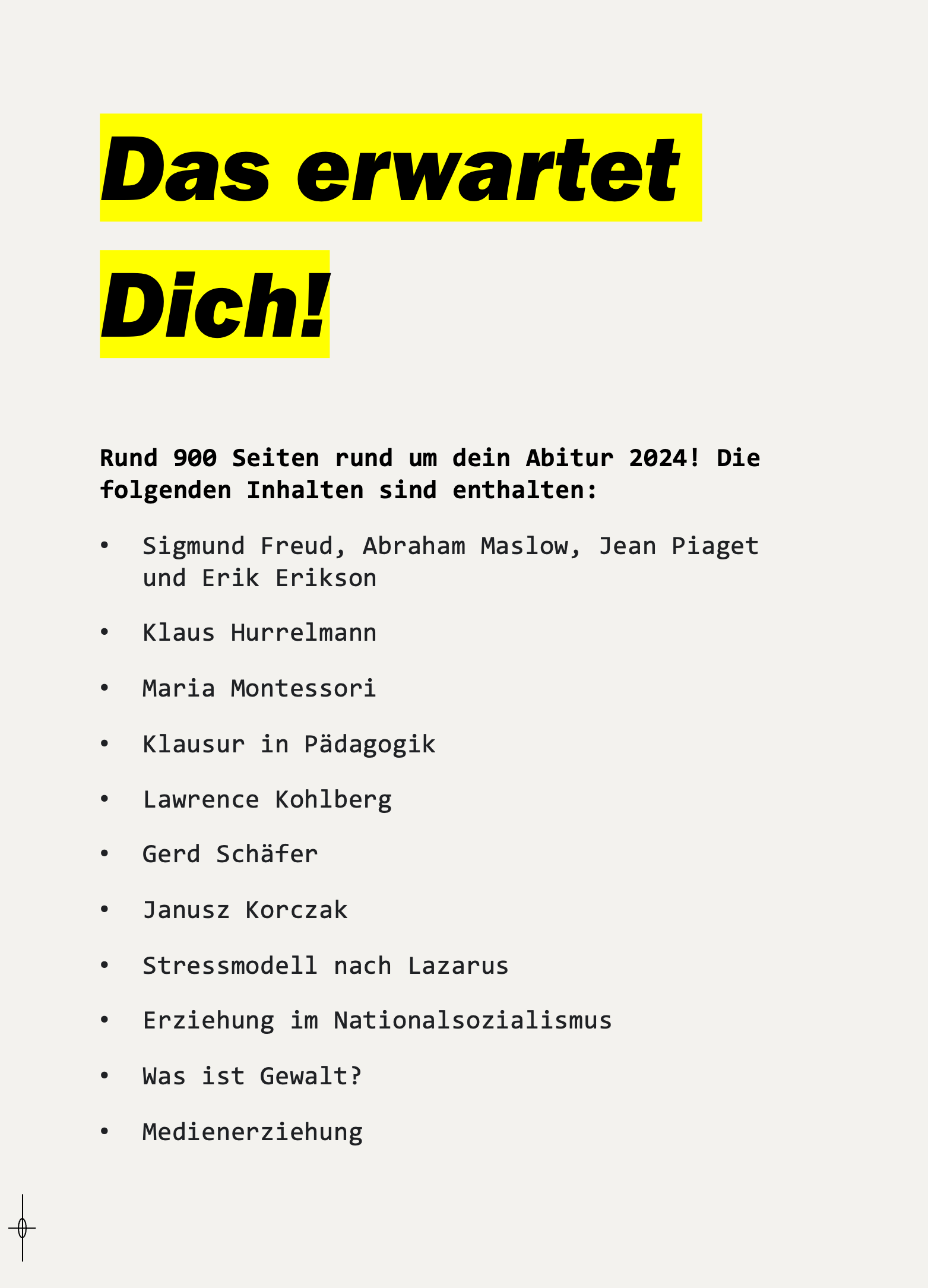 Abitur-Paket für Deutsch (2024)