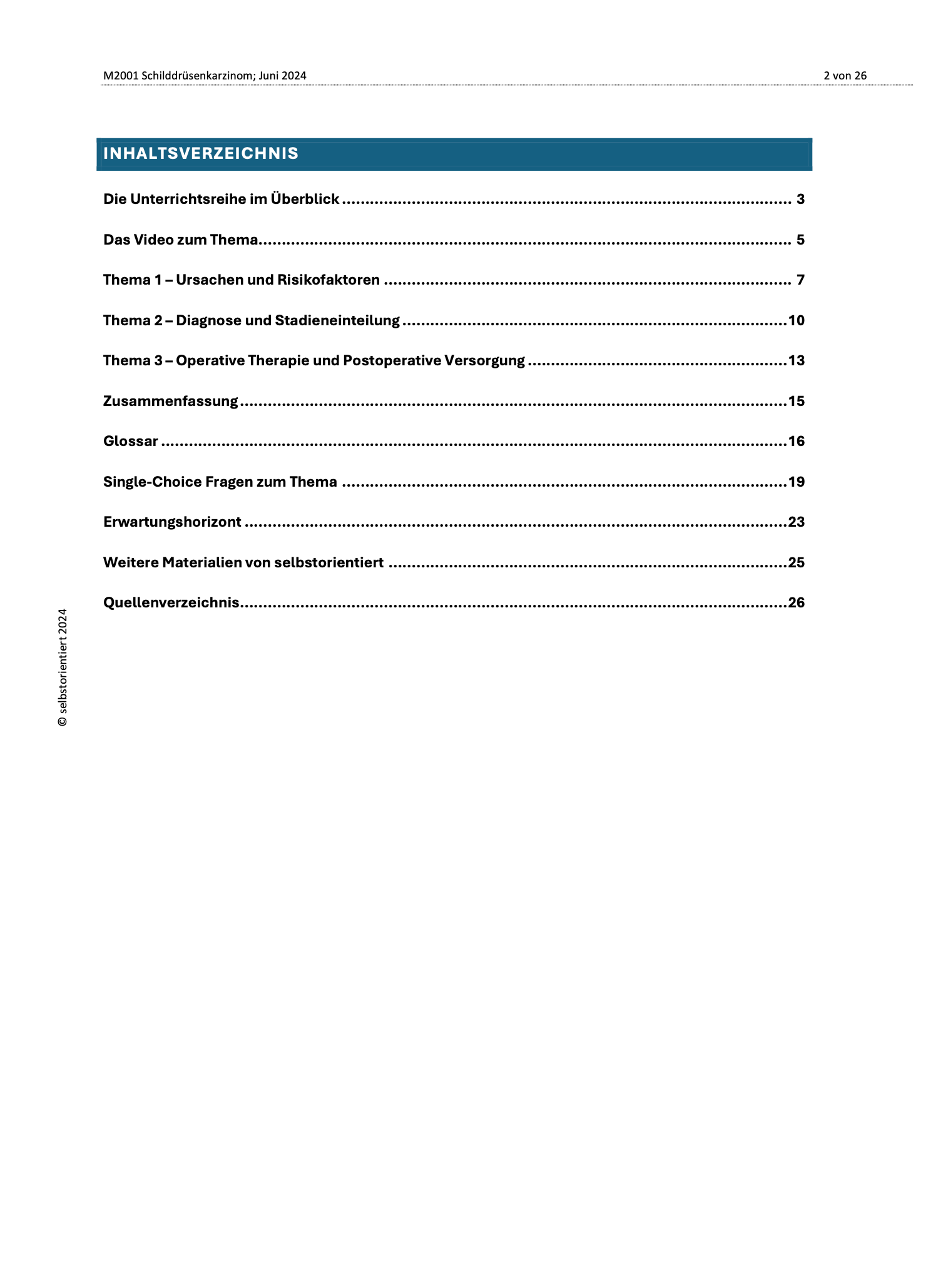 Schilddrüsenkarzinom: Therapie | Operation | Ursachen