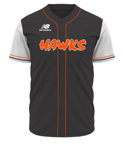 2024 Hawks Baseball Jersey, Size: S