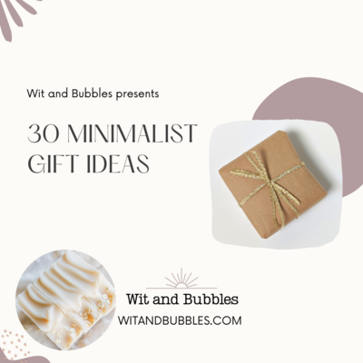 30 Minimalist Gift Ideas