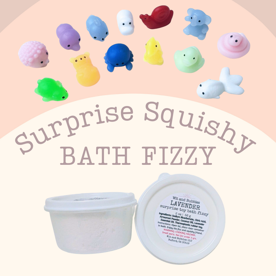 Surprise Squishy Bath Fizzy - 12 Pack