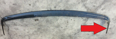 1996 1997 1998 1999 BENTLEY TURBO R FRONT bumper RIGHT PAINTED MOLDING UT10018PF