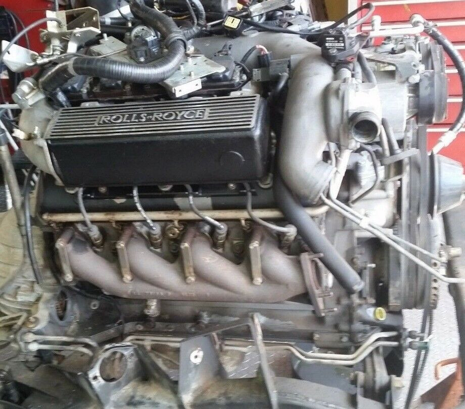 97 98 99 ROLLS ROYCE SILVER SPUR TURBO R ENGINE MOTOR Bentley  LONG BLOCK
