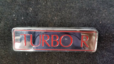 81 to 98 ROLLS ROYCE SILVER SPUR BENTLEY TURBO R RED BADGE  FOR  TRUNK LID WING