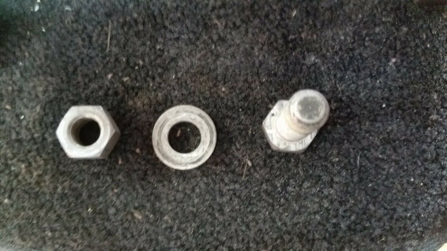 ONE Rolls Royce BENTLEY BOLT  NUT AND WASHER UA206Z 1&quot;LONG