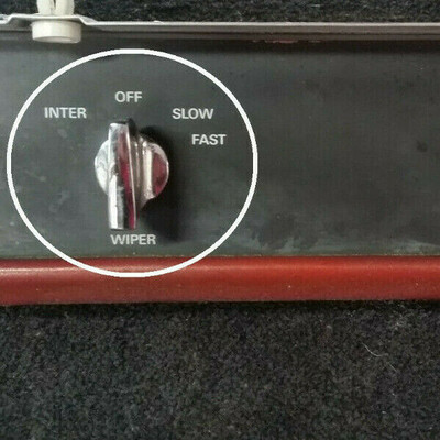 1976 1980 Rolls Royce Silver SHADOW WRAITH A/C CONTROL SWITCH WIPER KNOB UD21639