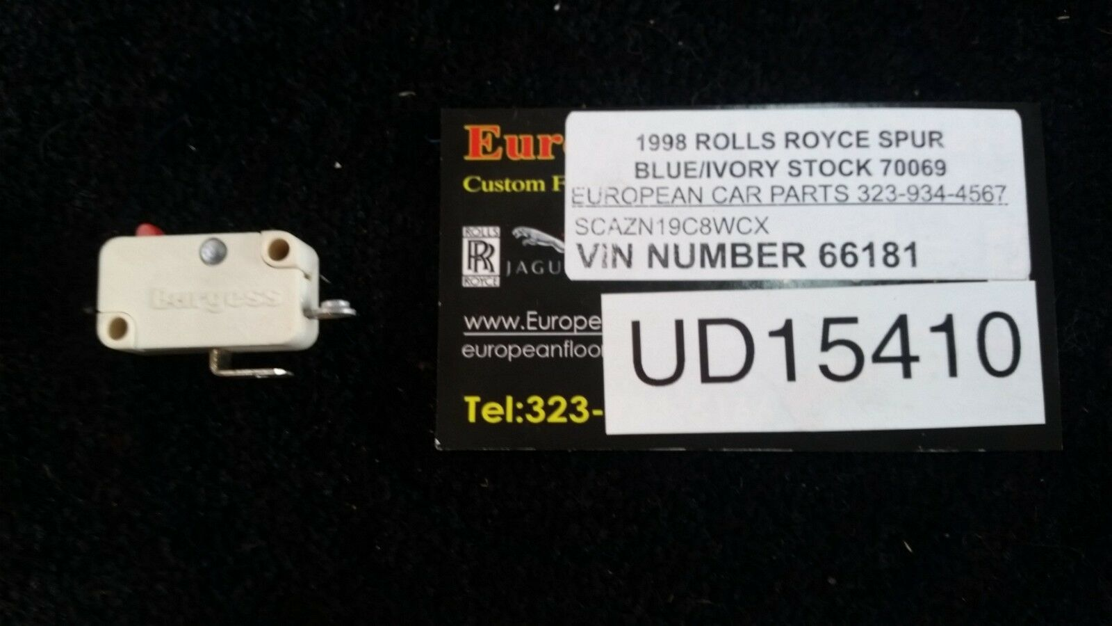 1998 Rolls Royce Silver Spur Spirit front seats micro switch UD15410 img