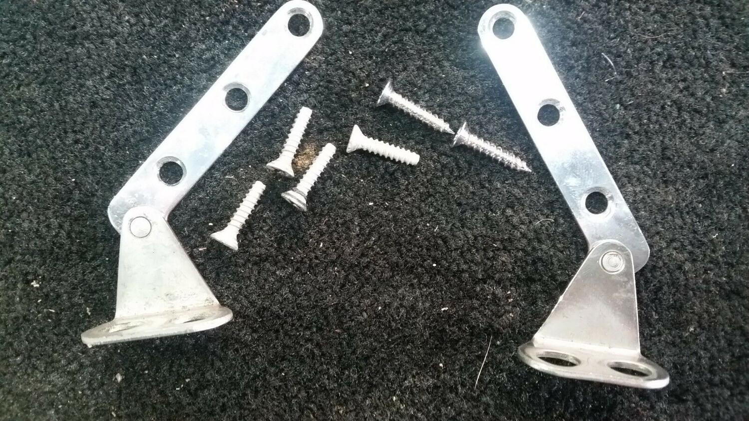 81 to 89 Rolls Royce Silver Spur Spirit glove box hinges chrome