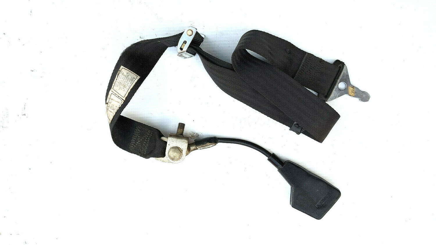 67 to 80 Rolls Royce Silver Shadow REAR CENTER seat belt COMPLETE
