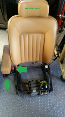 Rolls Royce Spur BENTLEY MULSANNE S seat belt left inner retractable and buckle