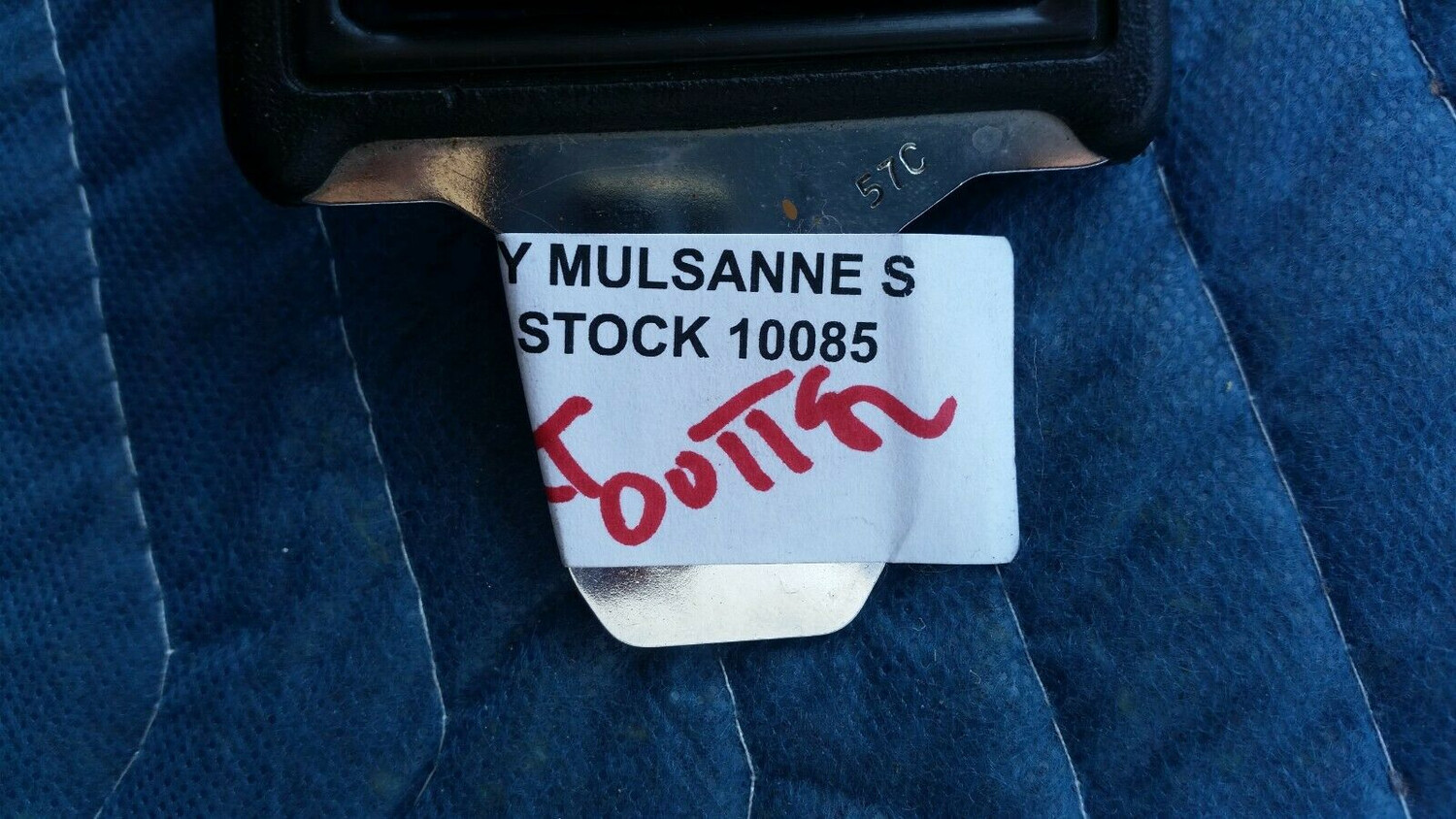 Rolls Royce Spur BENTLEY MULSANNE S seat belt RIGHT OUTER retractable and buckle