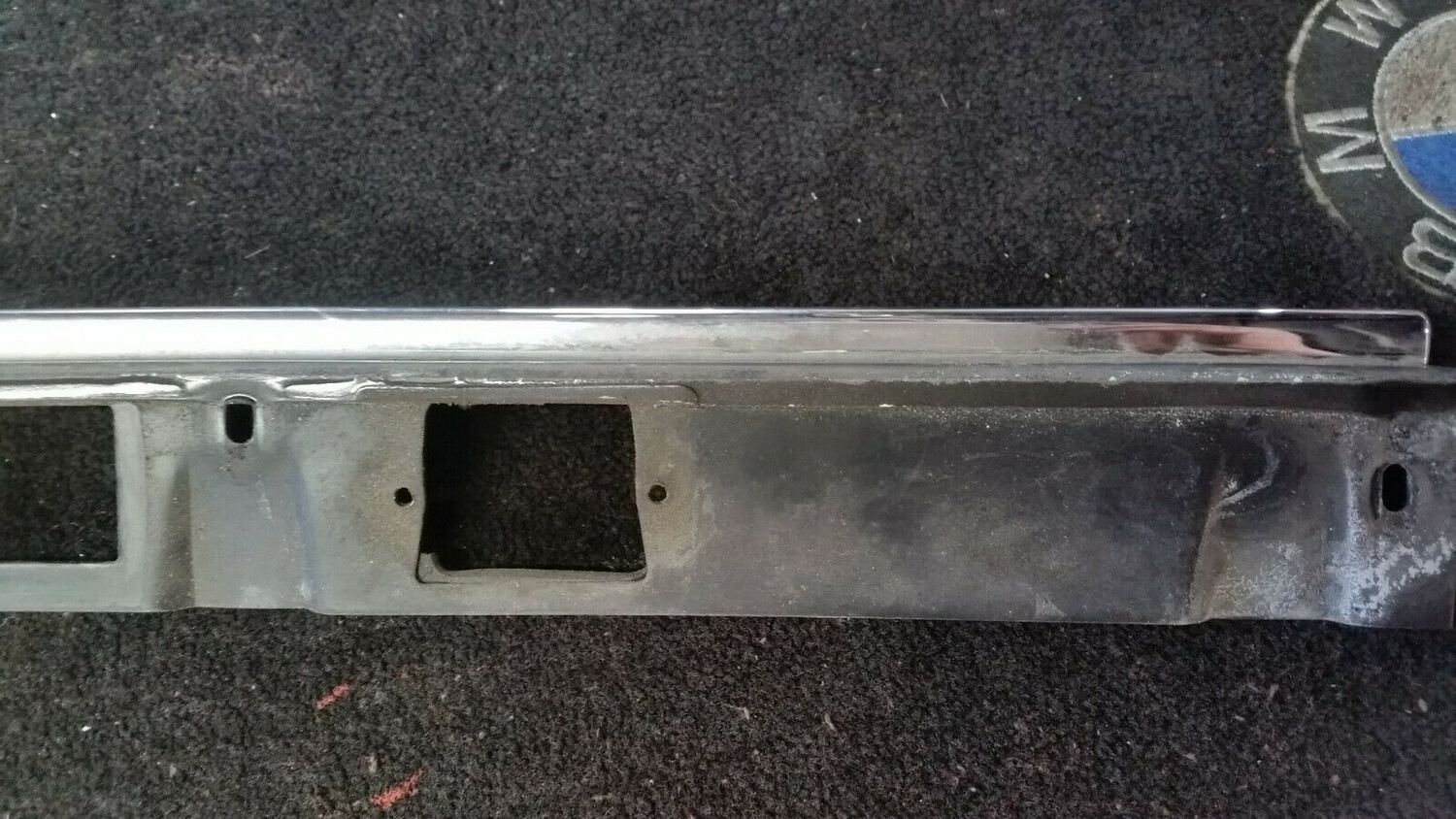 Rolls Royce Silver Spur Spirit BOOT trunk STAINLESS CHROME MOLDING BAR UB83785