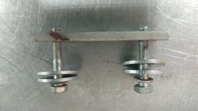 FERRARI 308 GTSi  FRONT TRUNK LOCK RIGHT OR LEFT FASTENING KIT PLATE -